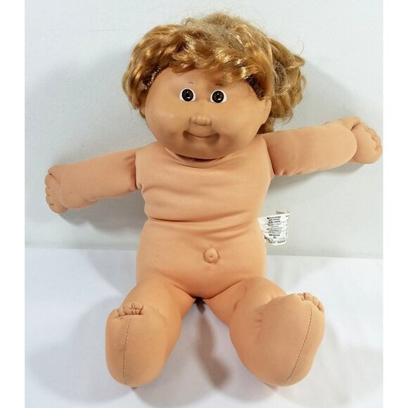 Cabbage Patch Kids Doll Light Brown Cornsilk Hair Brown Eyes 1983 vintage 16" - Picture 1 of 11